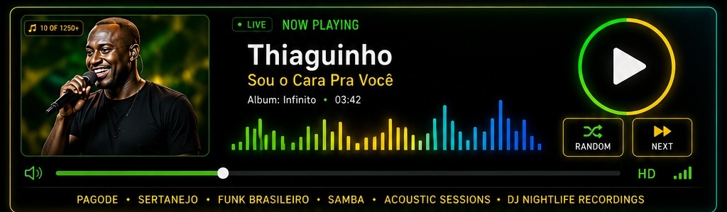 BrazilsRadio music player